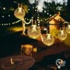 String Lights Outdoor Solar String Lights 7M 50 LEDs Solar Ball String Lights 8 Modalità Waterproof IP65 Indoor Outdoor For Garden, Patio, Wedding, Christmas Decoration -Lemax Negozio 33379141 1