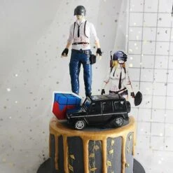 Pz Pubg Cake Decoration Action Figure Toys For Birthday Christmas Cake -Lemax Negozio 81289571 4