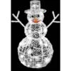 Pupazzo Di Neve Di Forma Acrilica - Fix 3d Bianco 100 Led 60 Cm - Feeric Lights & Christmas -Lemax Negozio 83768970 1