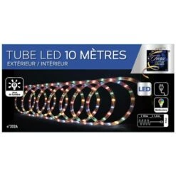 Tubo Da Esterno Multicolore Da 10m - Cavo Da 1,5m - 8 Funzioni-180 Led-18led M - Feeric Lights & Christmas -Lemax Negozio 83769477 3