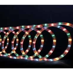 Tubo Da Esterno Multicolore Da 10m - Cavo Da 1,5m - 8 Funzioni-180 Led-18led M - Feeric Lights & Christmas -Lemax Negozio 83769477 4