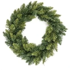 Corona 40 Cm Fioritura Verde - Feeric Lights & Christmas