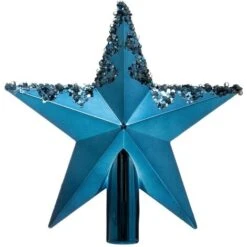 Stella Stemma Abete 22 Cm - Blu - Feeric Lights & Christmas