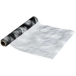 Tessuto Organico Stampato Con Paillettes - Nero, 28 X 500 Cm - Feeric Lights & Christmas