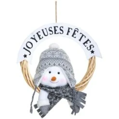 Corona Decorativa + Peluche D36 - Babbo Natale - Feeric Lights & Christmas -Lemax Negozio 83772291 4