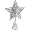 Stemma In Metallo Con Stella Glitterata D20 - Argento - Feeric Lights & Christmas -Lemax Negozio 83775272 1