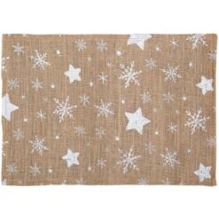 Tovaglietta Di Juta A Stella 40 X 30 Cm - Feeric Lights & Christmas