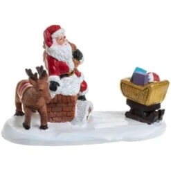 Babbo Natale - Babbo Natale Sulla Sua Slitta - Feeric Lights & Christmas -Lemax Negozio 83777246 3