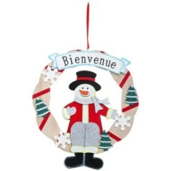 Decorazione Legno Corona Benvenuto - Feeric Lights & Christmas -Lemax Negozio 83777385 4