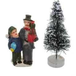 Babbo Natale - Bambino Con Cane - Feeric Lights & Christmas -Lemax Negozio 83778007 2