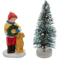 Babbo Natale - Bambino Con Cane - Feeric Lights & Christmas -Lemax Negozio 83778007 4
