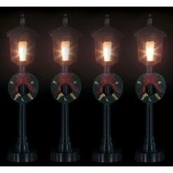 Accessori Elettrici A Batteria LED X4 - Globo - Feeric Lights & Christmas -Lemax Negozio 83779203 3