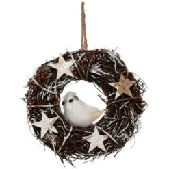 Corona In Legno Decorata - Scoiattolo - Feeric Lights & Christmas -Lemax Negozio 83780918 3