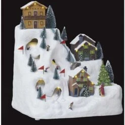 Villaggio Natalizio Luminoso, Pista Da Sci - Luminoso E Musicale - Feeric Lights & Christmas