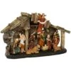 Presepe Di Natale 11 Led Santons 3 Led - H. 18 Cm - Feeric Lights & Christmas -Lemax Negozio 83781725 1