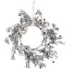 Corona D Agrifoglio D Argento 44 Cm - Feeric Lights & Christmas