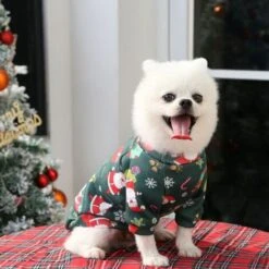 Pet Christmas Holiday Dog Cat Pet Christmas Dog Holiday Costume (M) -Lemax Negozio 95860883 5